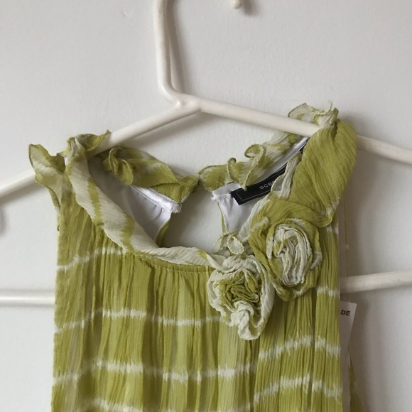 bcbgmaxazria silk chiffon dress - Picture 4 of 14